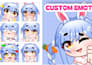 draw twitch emotes, chibi emotes, animated emotes, and sub badges for stream